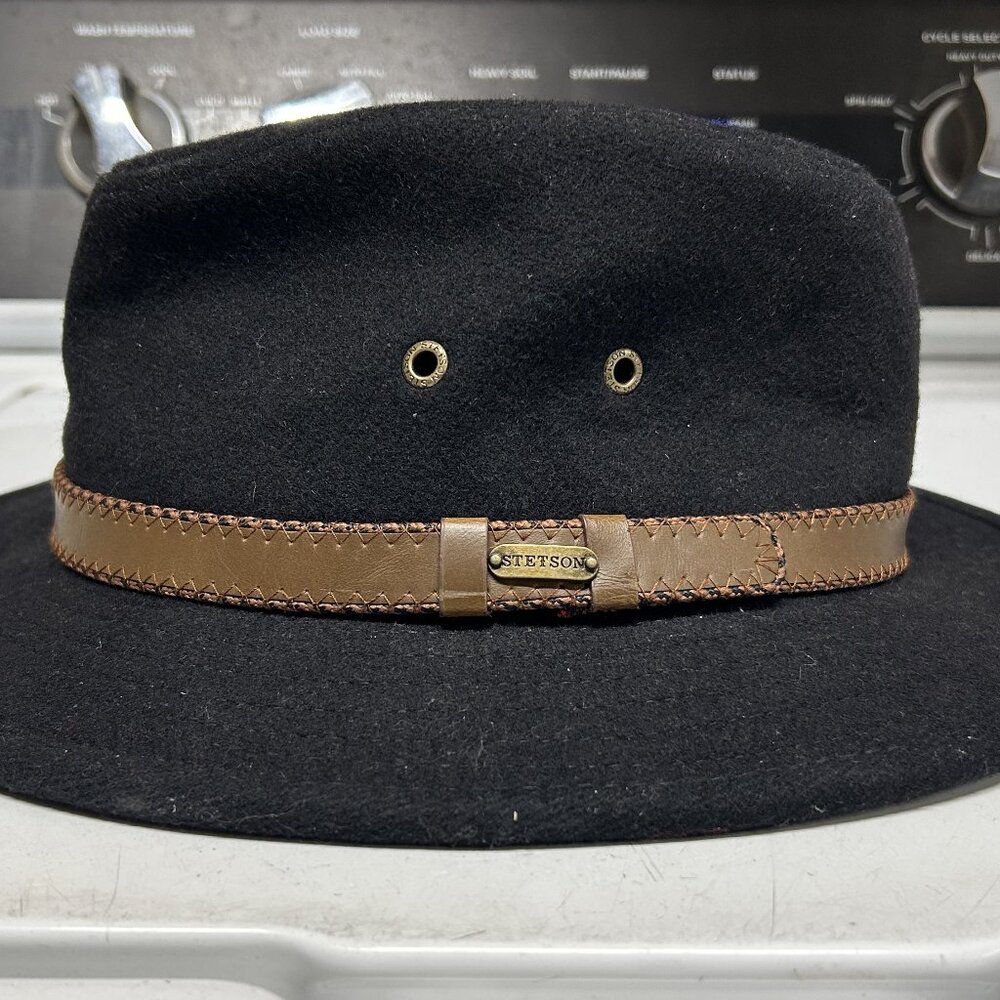 Stetson Black Wool Hat
